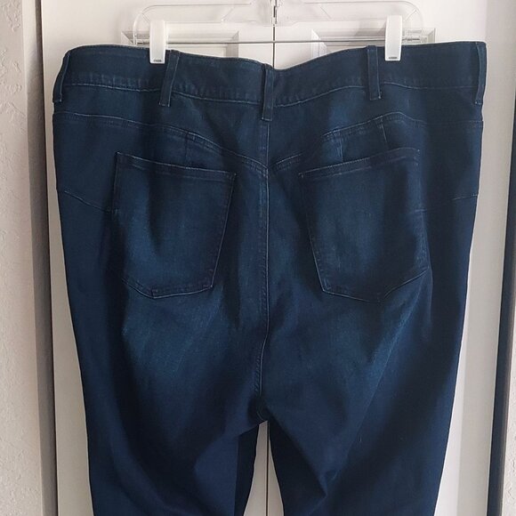 Torrid Dark Wash Bombshell Flare Super Soft High Rise Jeans Women's Size 26T - Picture 5 of 16